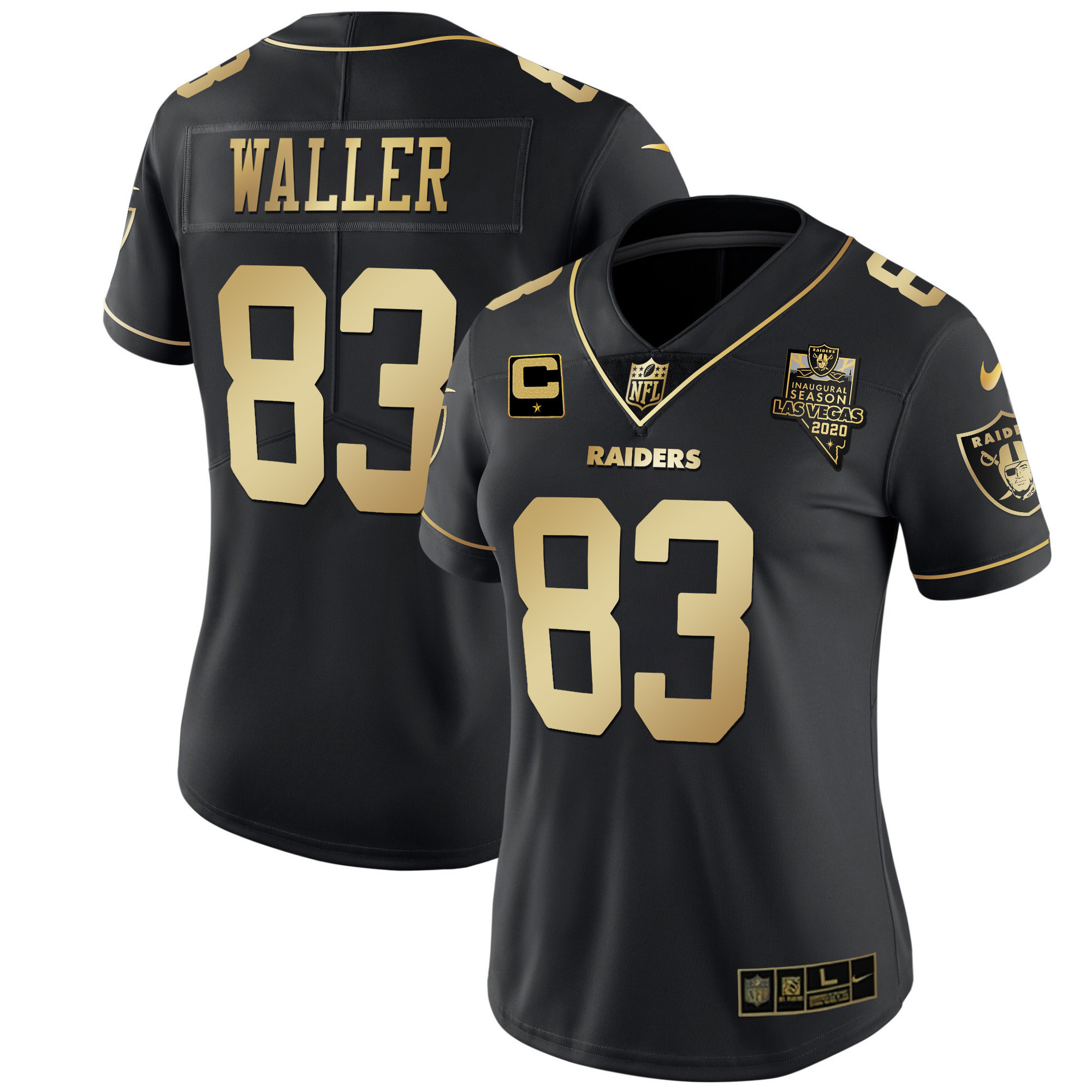 Darren Waller Women's Las Vegas Raiders Vapor Gold Gold Limited Jersey - All Stitched 