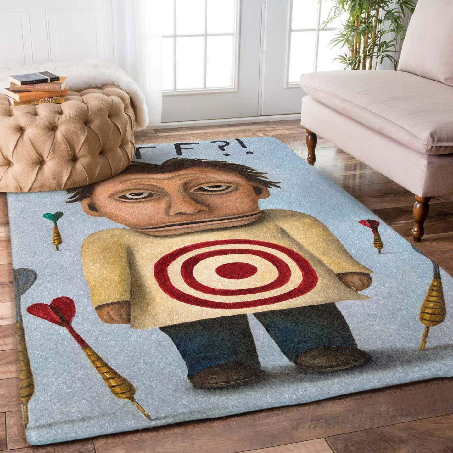 Dart Game Limited Edition Rectangle Rug