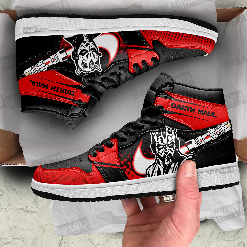 Darth Maul Star Wars JD Sneakers Shoes For Fans Sneakers, Air Jordan Hightop