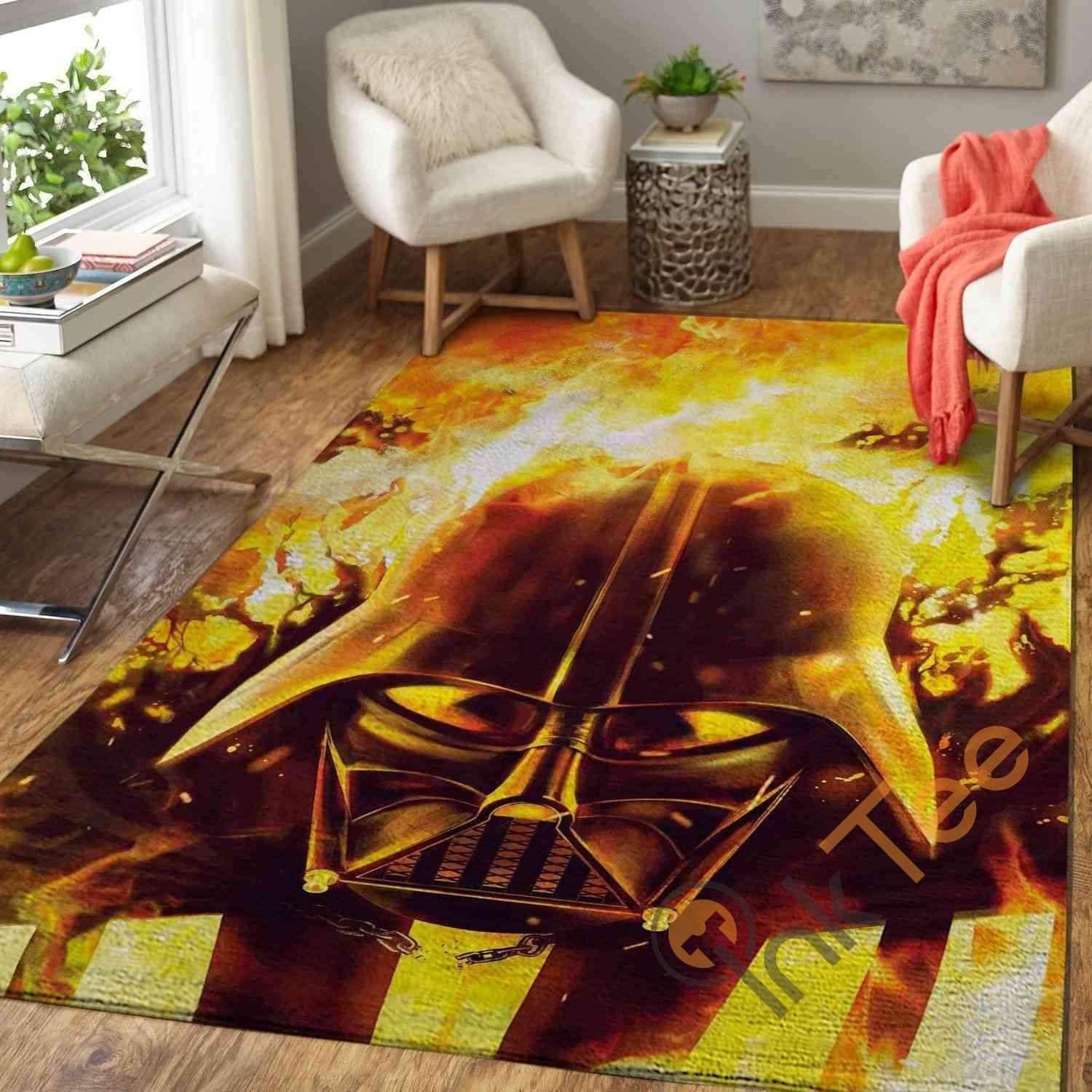 Darth Vader Area Rectangle Rug