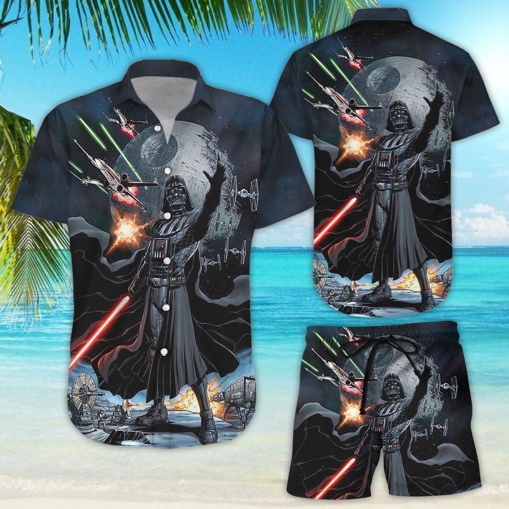 Darth Vader in Battle Of Endor Star Wars Hawaiian Shirt