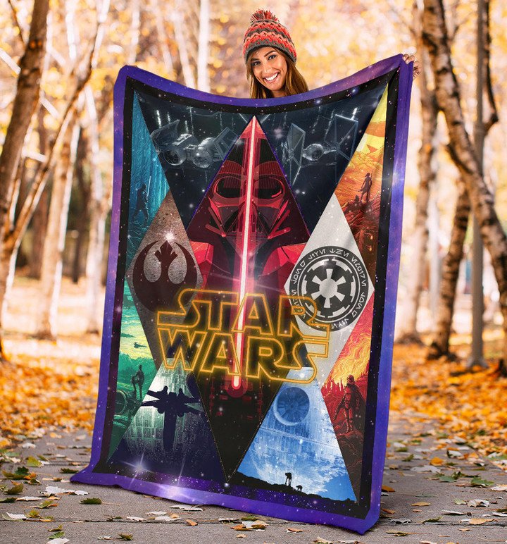 Darth Vader Landscapes Star Wars Fleece Blanket