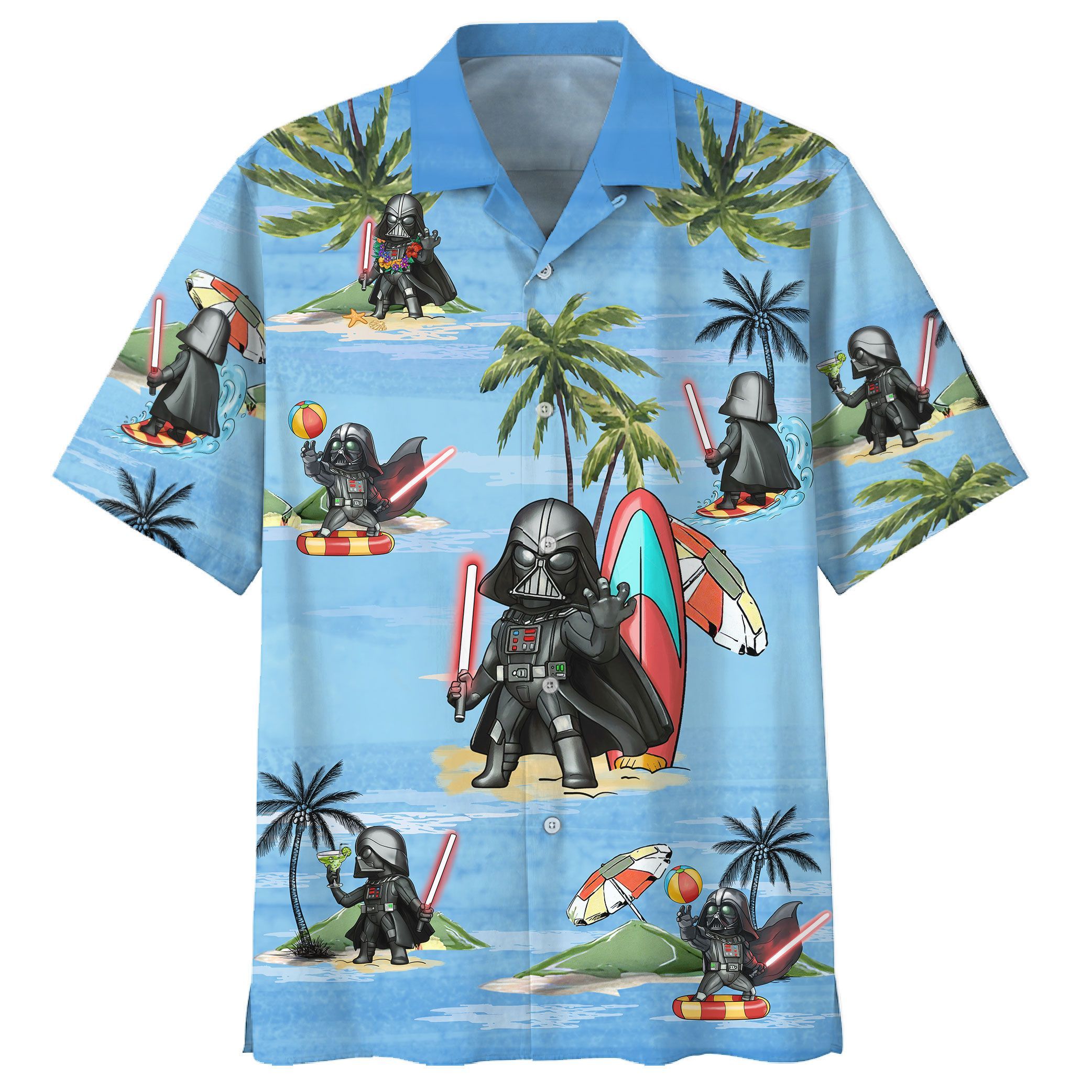 Darth Vader Summer Time Hawaiian Shirt