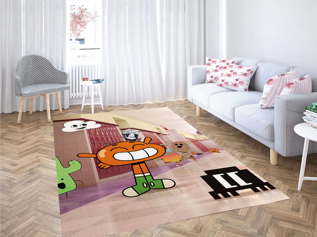 Darwin And Another Character Living Room Modern Carpet Rectangle Rug
