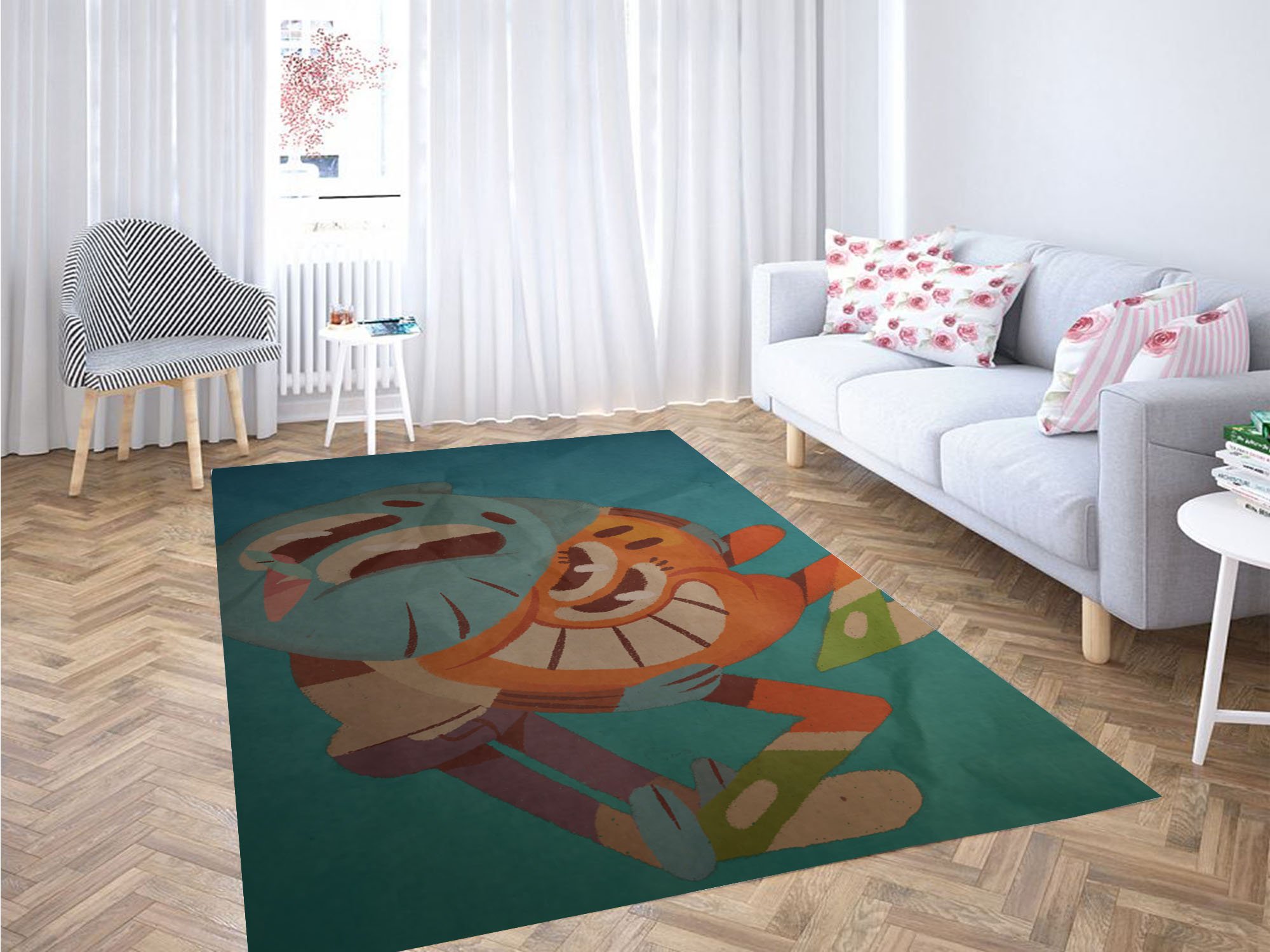 Darwin And Gumball Carpet Rectangle Rug