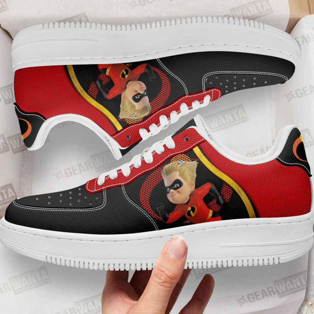 Dash Parr Air Sneakers Custom Incredible Family Cartoon Shoes