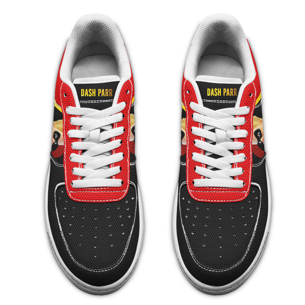 Dash Parr Air Sneakers Custom Incredible Family Cartoon Shoes