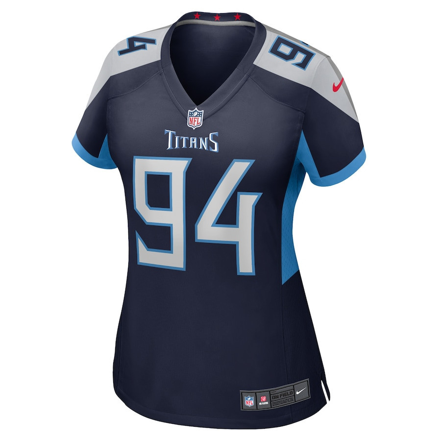 Da’Shawn Hand Tennessee Titans Women’s Stitched Jersey – Navy