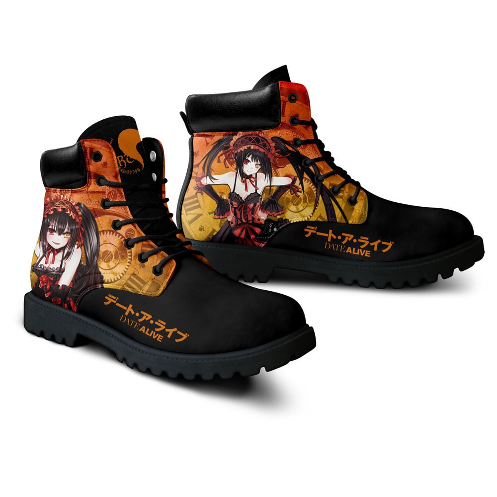 Date A Live Kurumi Tokisaki Boots Anime Custom Shoes