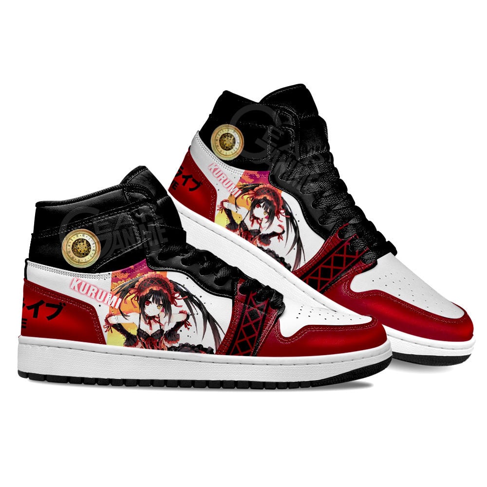 Date A Live Kurumi Tokisaki Shoes For Anime Fans, Air Jordan Hightop