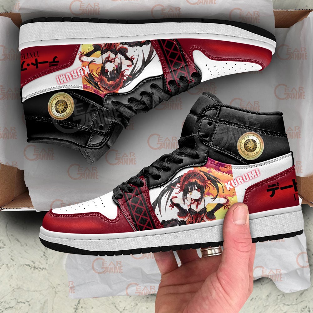 Date A Live Kurumi Tokisaki Shoes For Anime Fans, Air Jordan Hightop