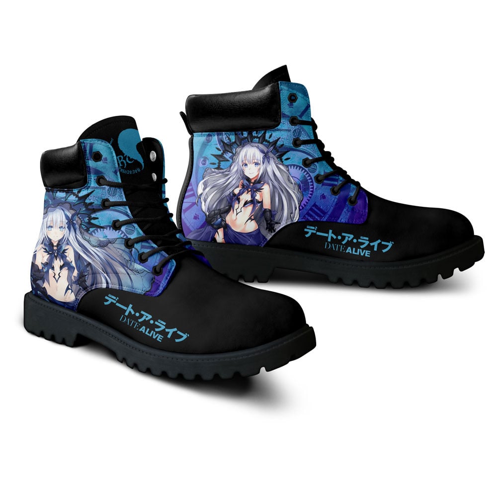 Date A Live Origami Tobiichi Boots Anime Custom Shoes