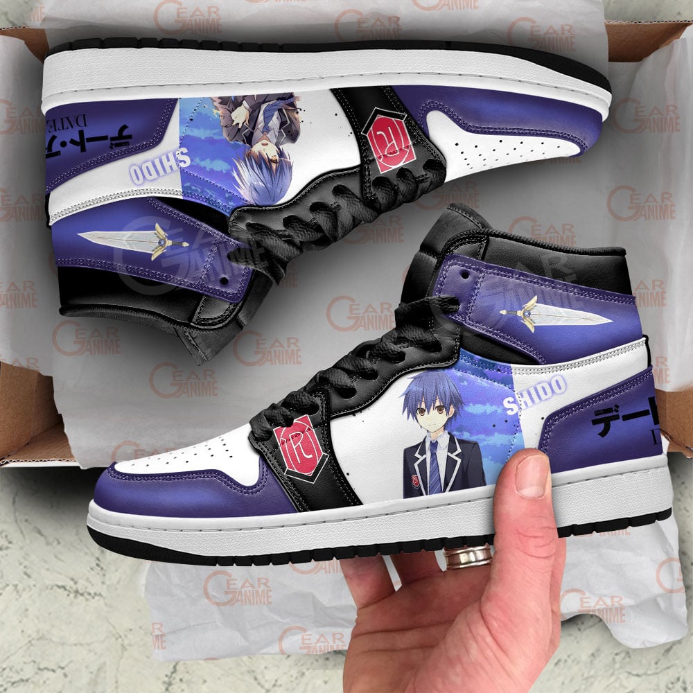 Date A Live Shido Itsuka JD1s Sneakers Anime Shoes, Air Jordan Hightop