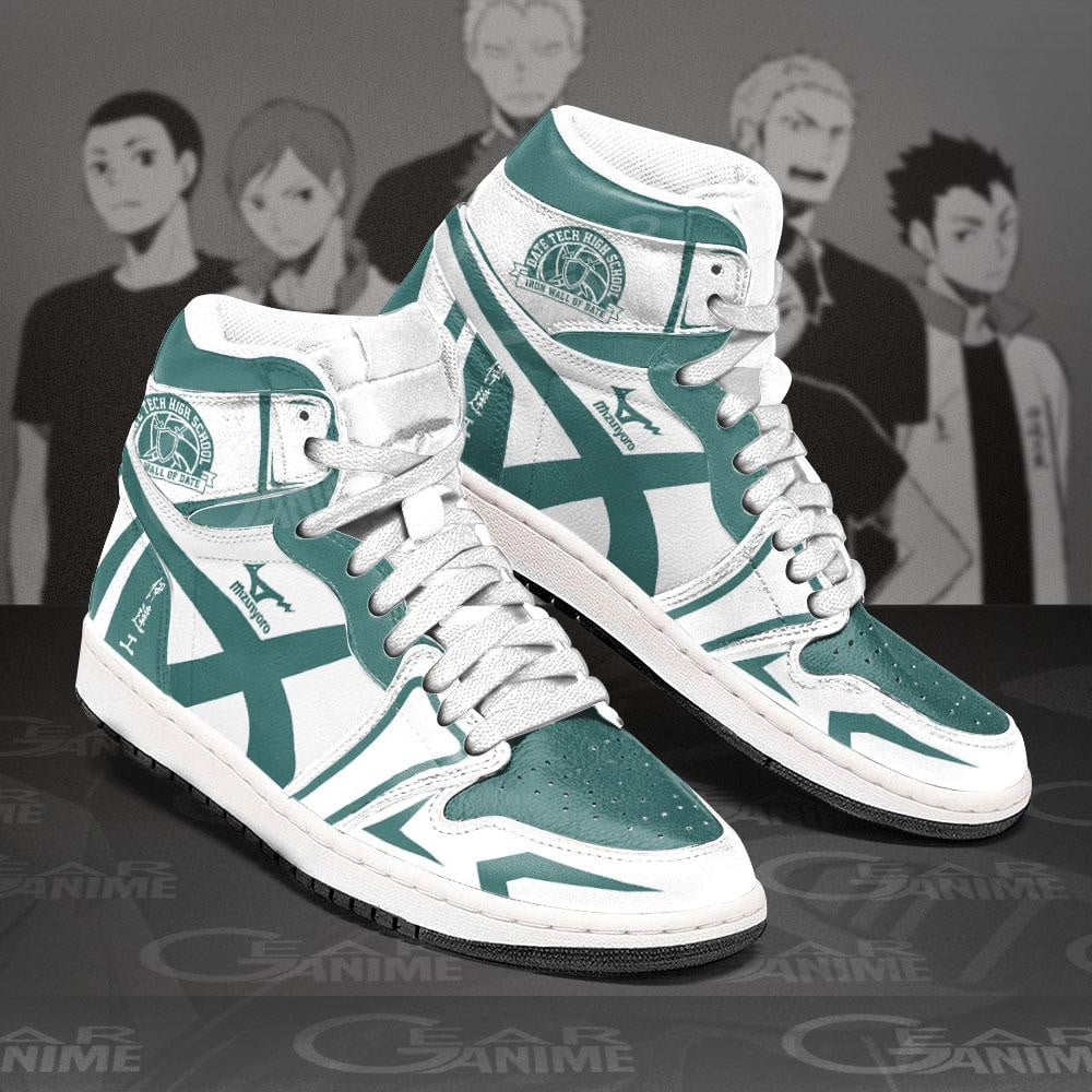 Dateko JD1s Sneakers Date Tech High Haikyuu Anime Shoes, Air Jordan Hightop