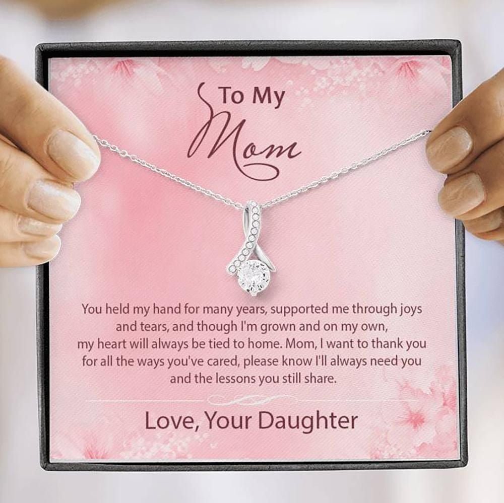 Daughter Gift For Mom Alluring Beauty Necklace I’ll Always Need You