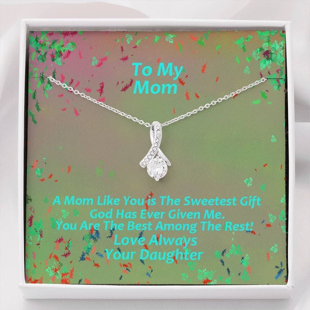 Daughter Gift For Mother Alluring Beauty Necklace You Are The Best Among The Rest