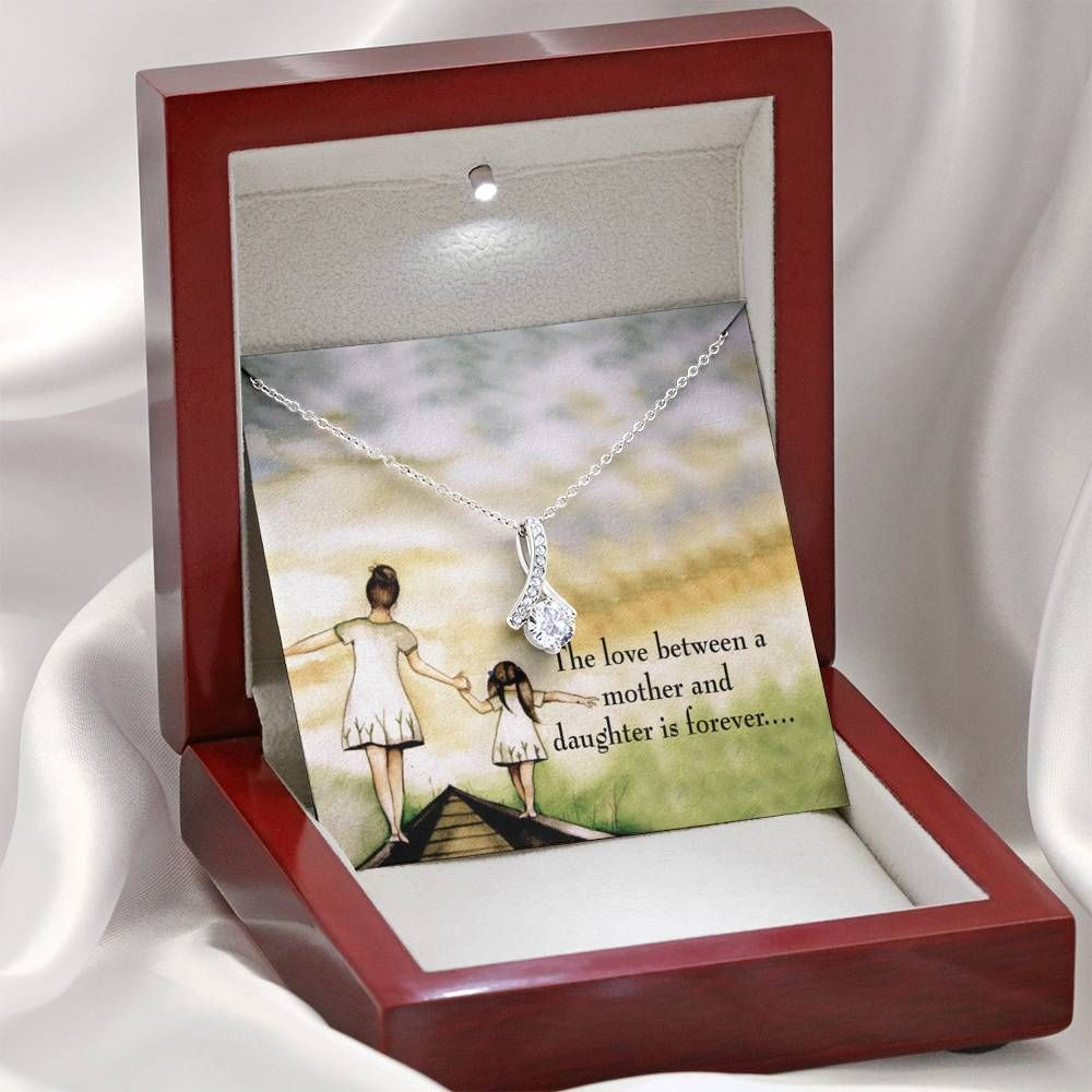 Daughter Gift For Mother Daughter Eternal Love Alluring Beauty Necklace