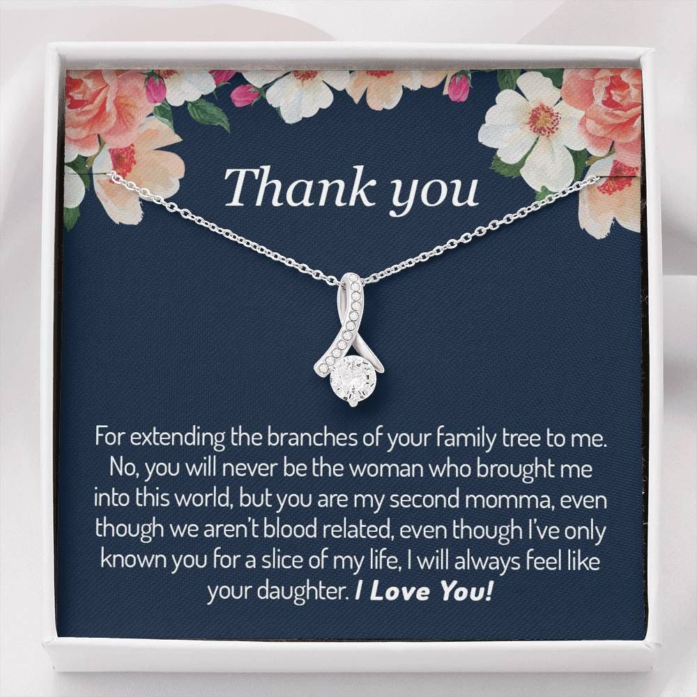 Daughter Gift For Mother In Law You’re My Second Momma Alluring Beauty Necklace