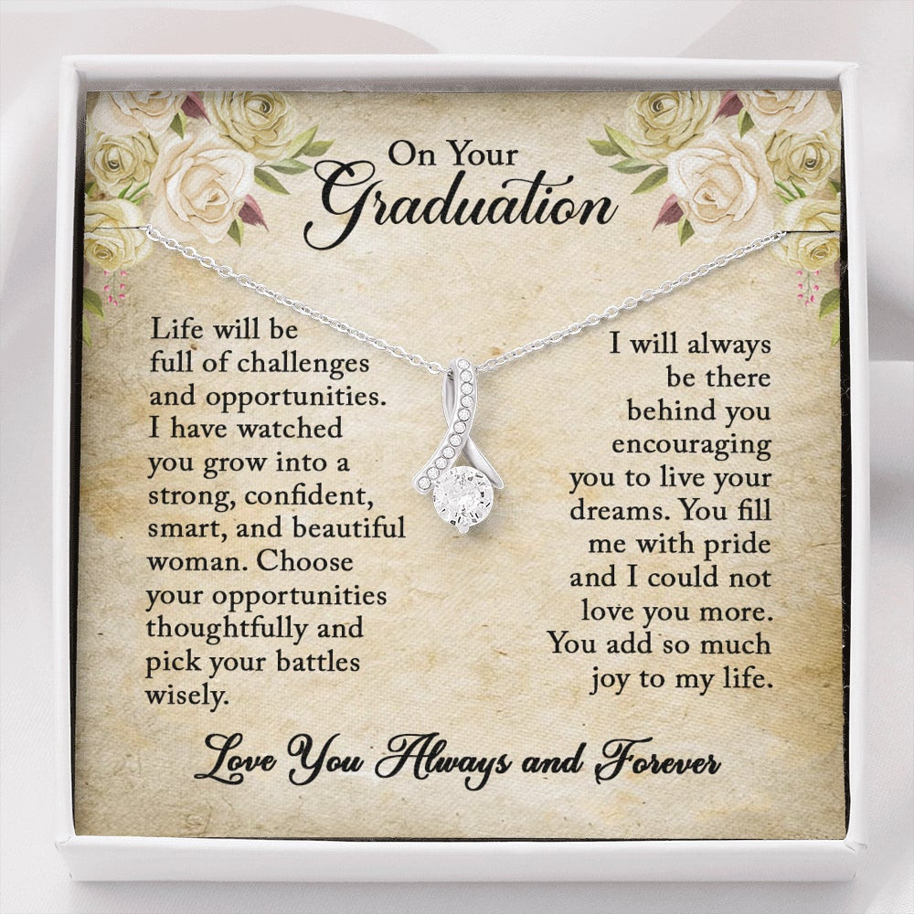 Daughter Graduation Gift, Love you Always – Alluring Beauty Necklace