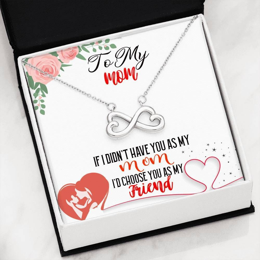 Daughter To Mom – Infinity Heart Necklace