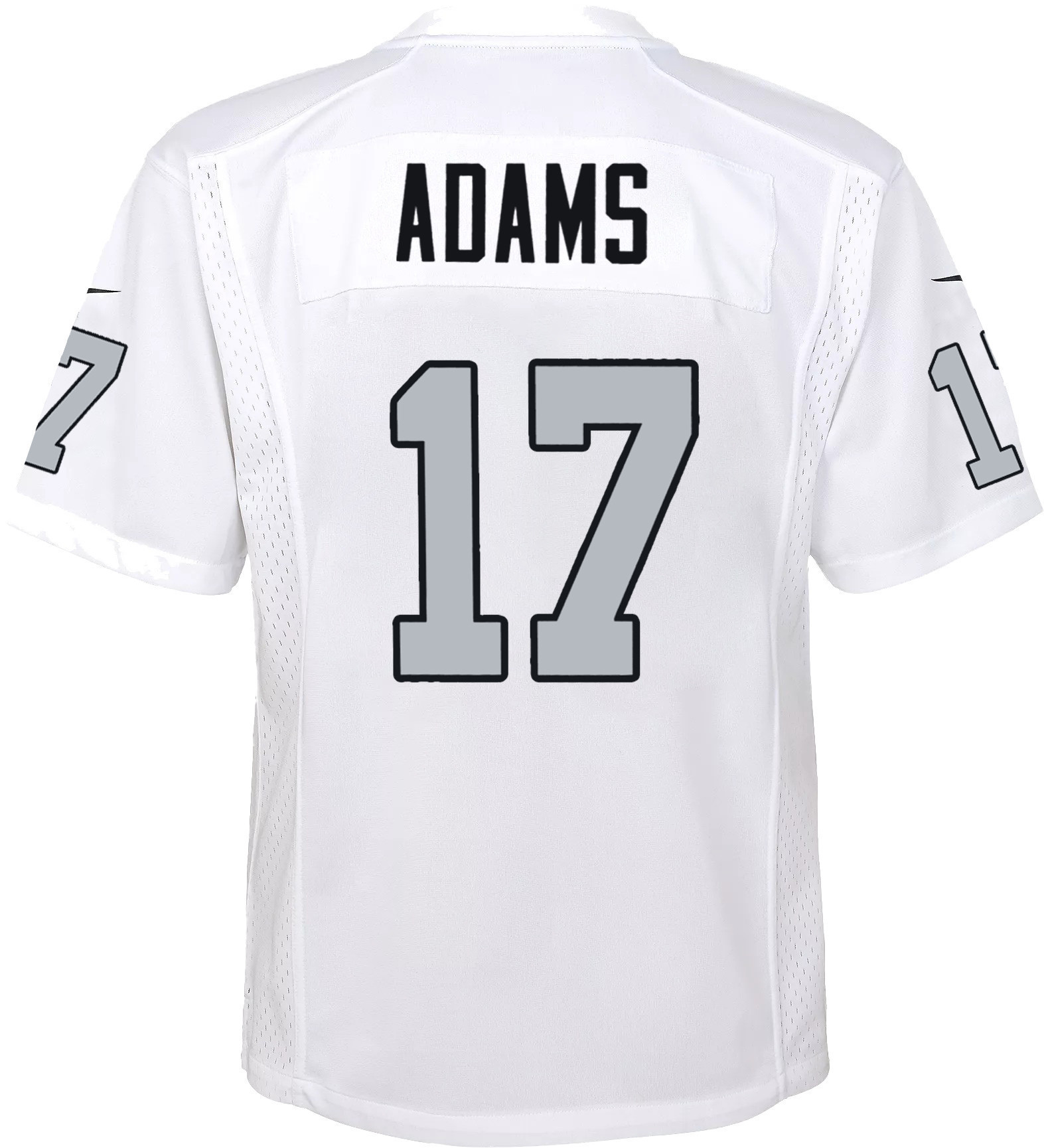Davante Adams 17 Las Vegas Raiders Alternate Game Youth Stitched Jersey – White Stitched Jersey