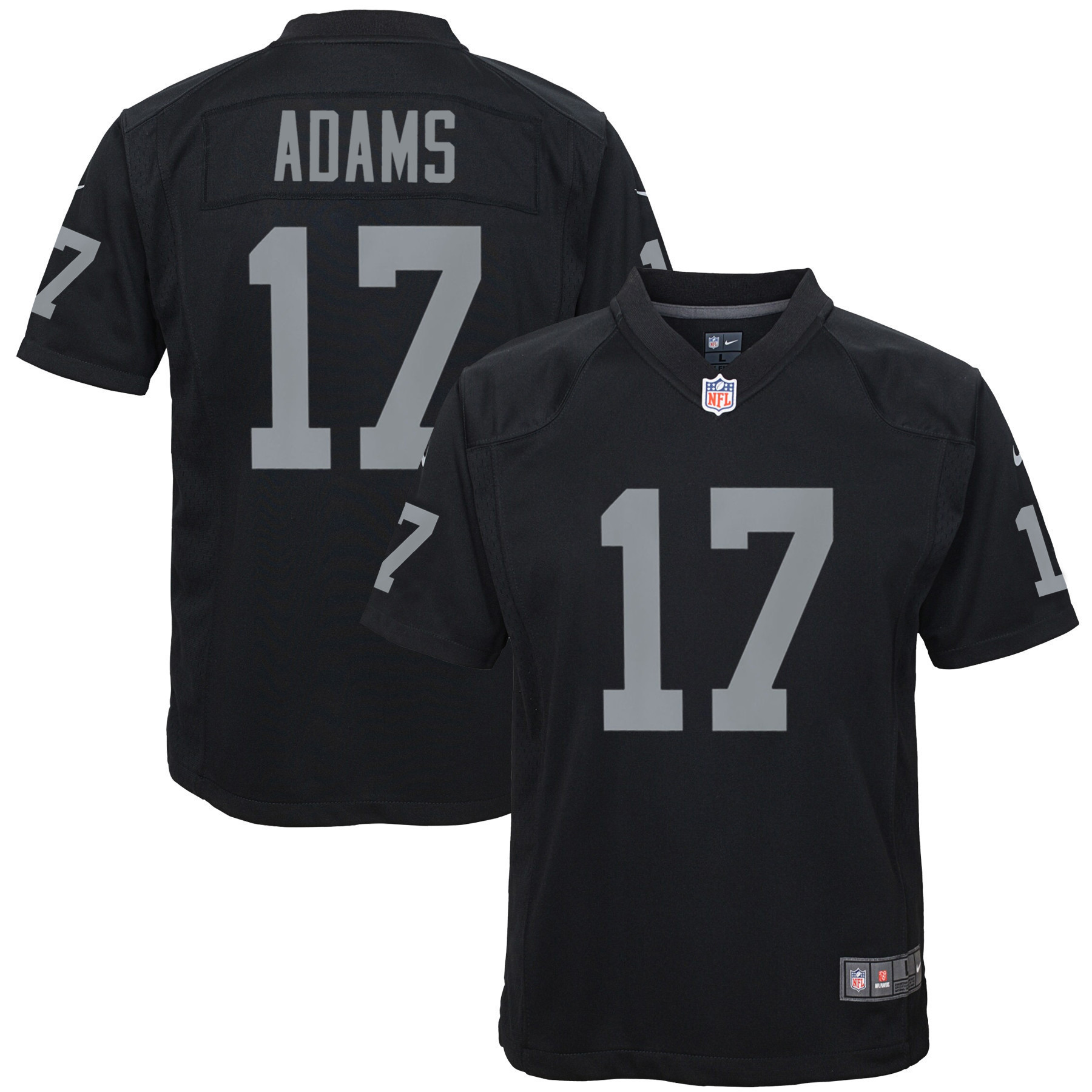 Davante Adams 17 Las Vegas Raiders Game Youth Stitched Jersey – Black Stitched Jersey