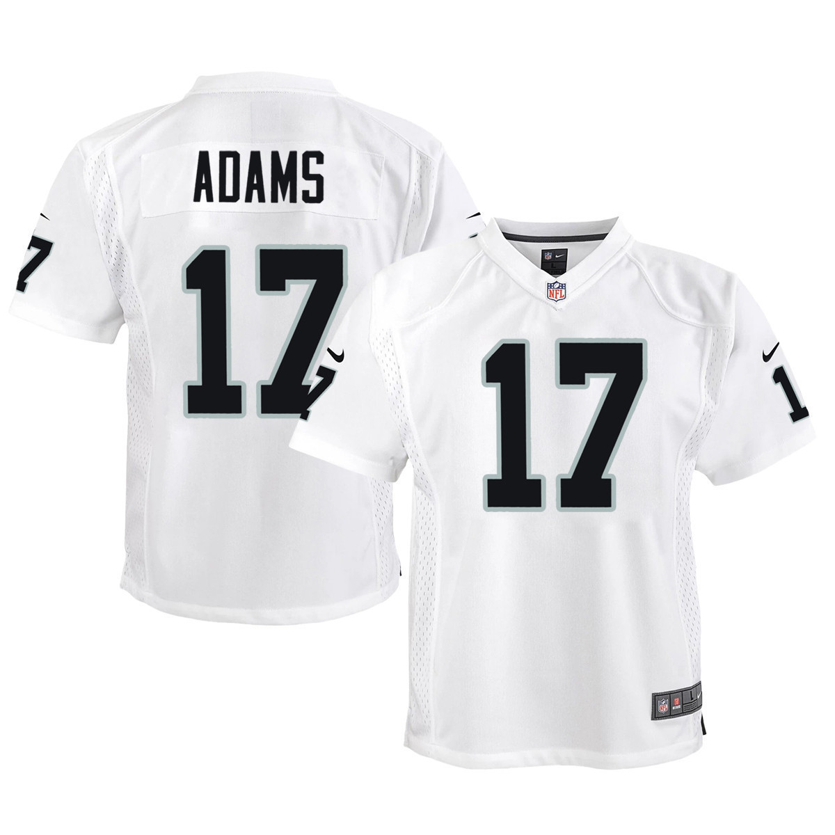Davante Adams 17 Las Vegas Raiders Game Youth Stitched Jersey – White Stitched Jersey