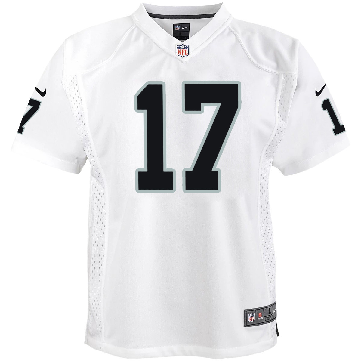 Davante Adams 17 Las Vegas Raiders Game Youth Stitched Jersey – White Stitched Jersey