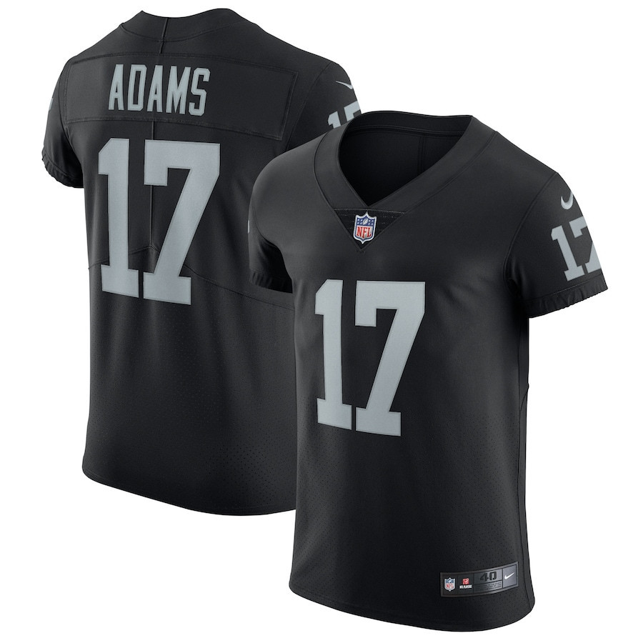 Davante Adams 17 Las Vegas Raiders Vapor Elite Stitched Jersey – Black