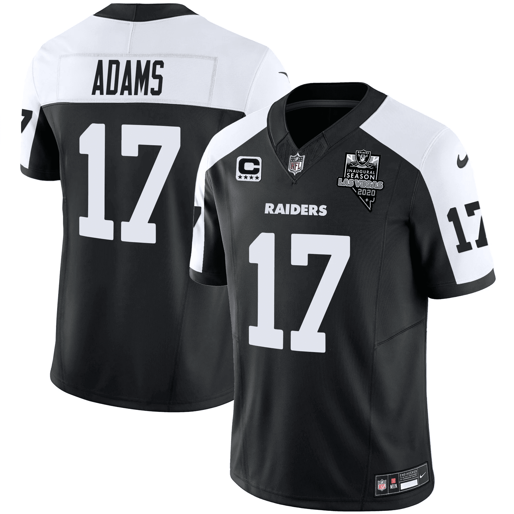 Davante Adams Las Vegas Raiders Vapor Limited Alternate Jersey - All Stitched 