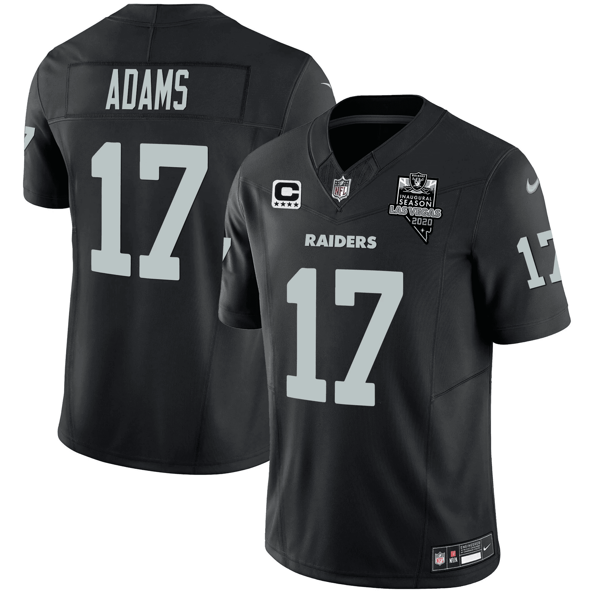 Davante Adams Las Vegas Raiders Vapor Limited Black Jersey - All Stitched 