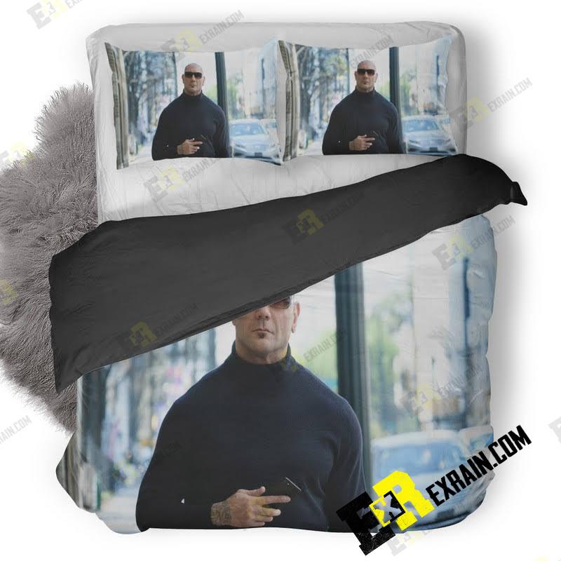 Dave Bautista In Escape Plan Hades Movie 5K Eb 3D Customized Duvet Cover Bedding Set