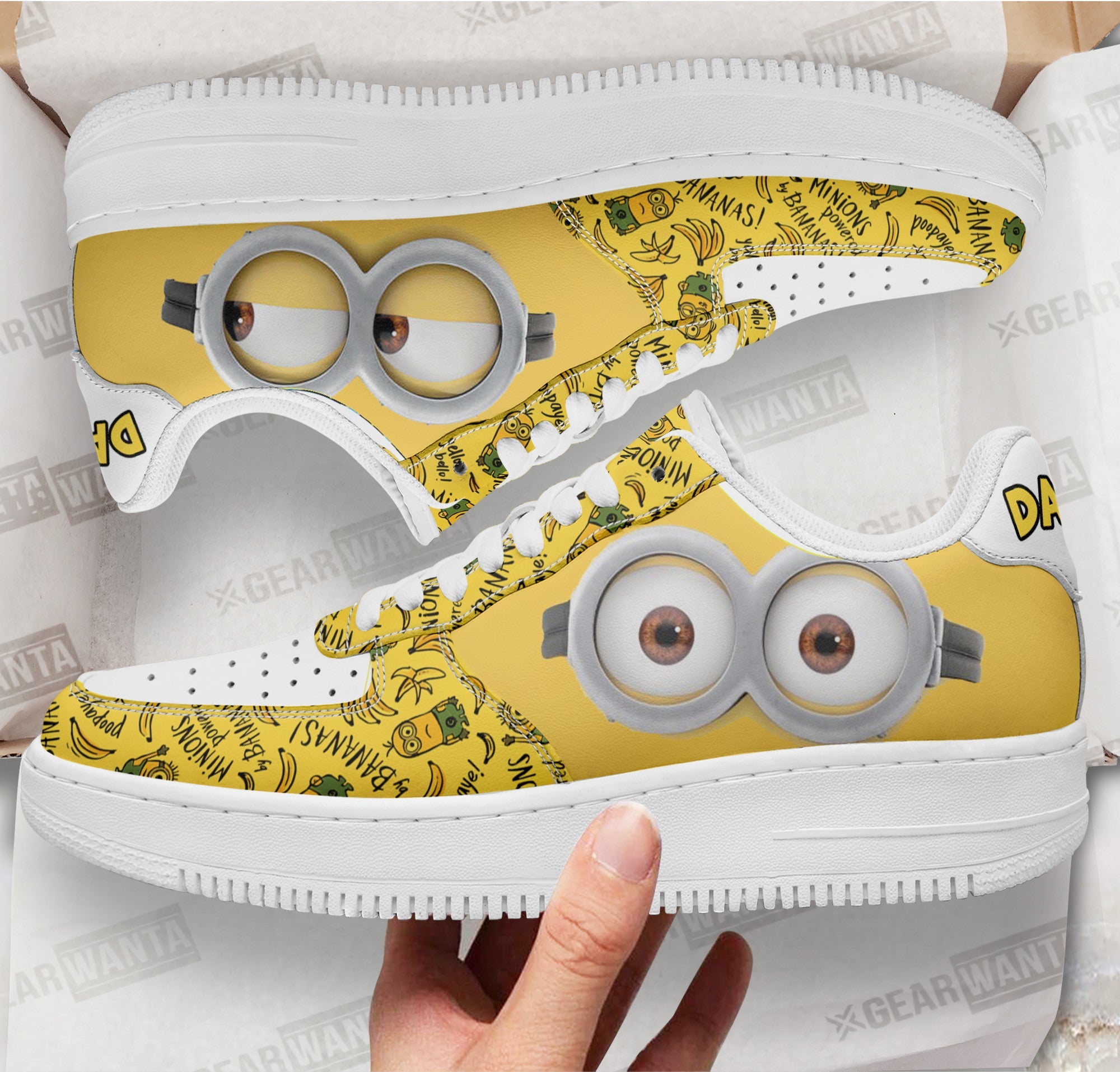Dave Minion Air Sneakers Custom Shoes