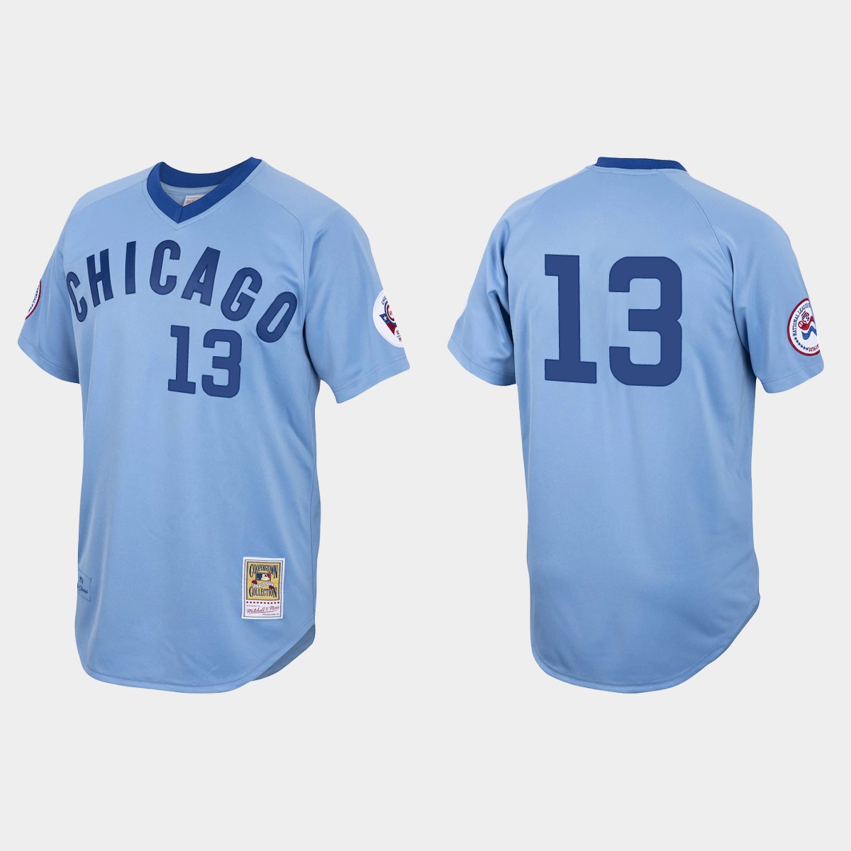 David Bote Chicago Cubs 1976 Cooperstown Jersey - Light Blue