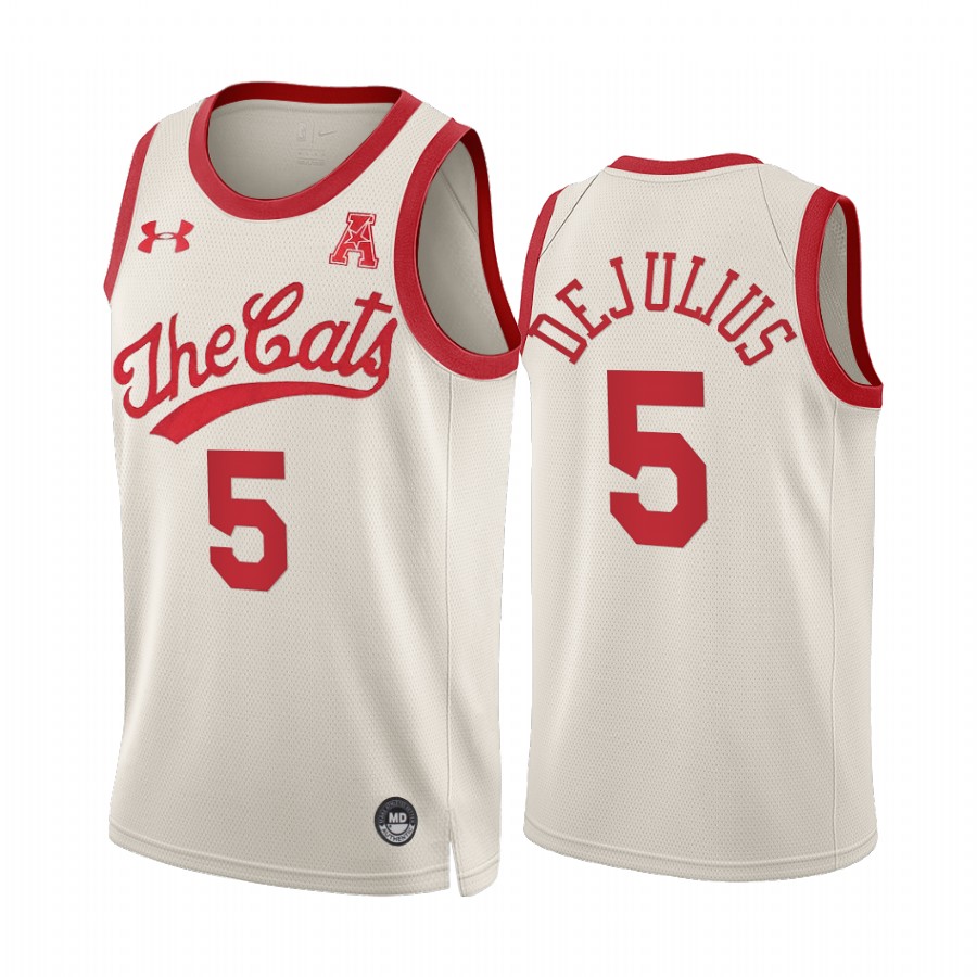 David DeJulius Cincinnati Bearcats White Jersey 2022 Throwback 70s The Cats