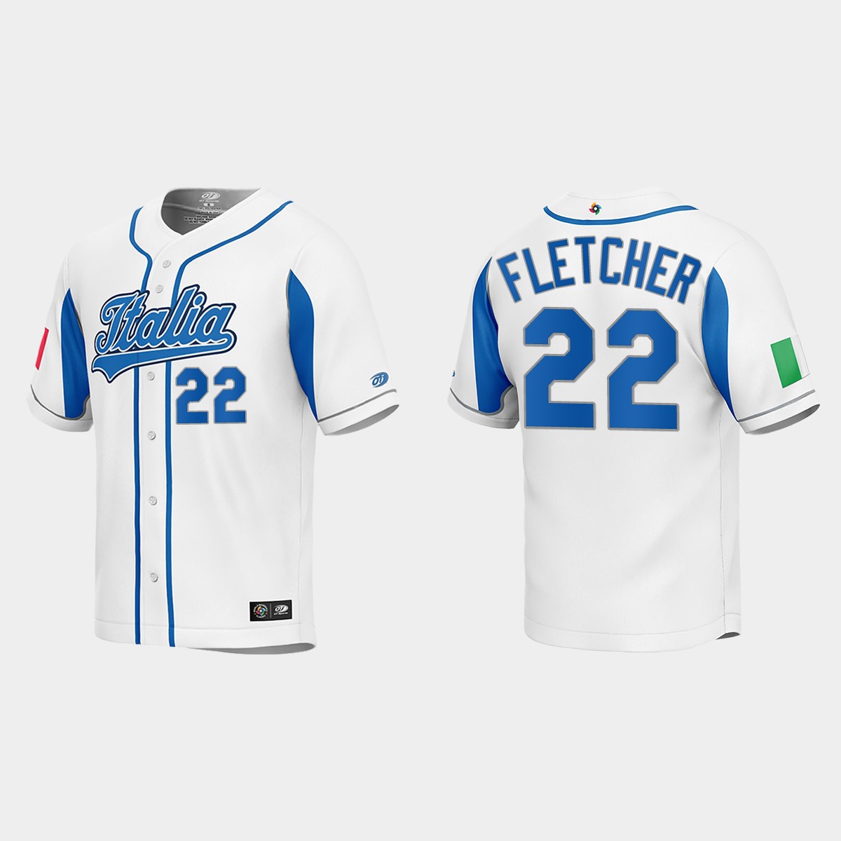 David Fletcher Italy 2023 World Classic Jersey - White