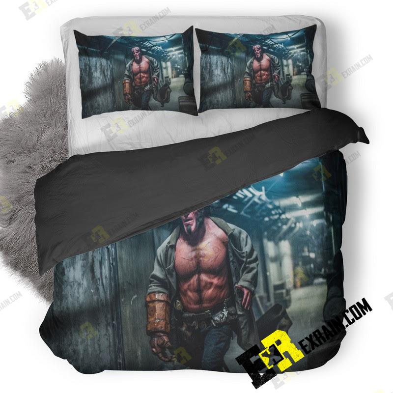 David Harbour As Hellboy 1G 3D Customized Duvet Cover Bedding Set