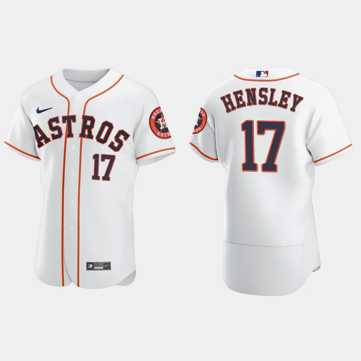 David Hensley Houston Astros Home Jersey - White