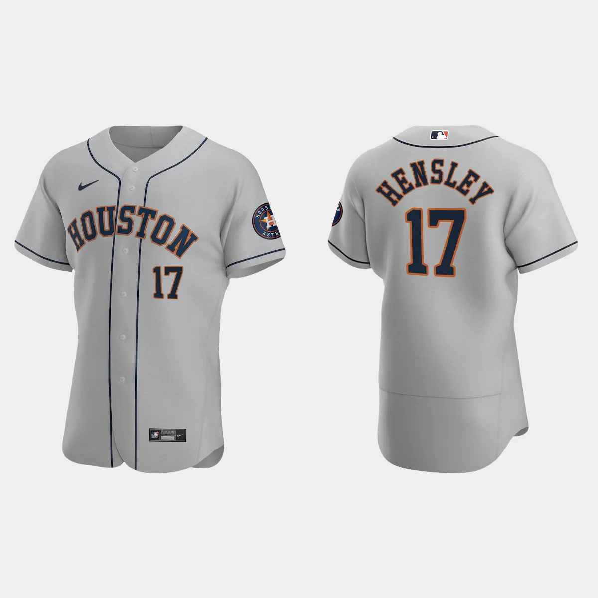 David Hensley Houston Astros Road Jersey - Gray