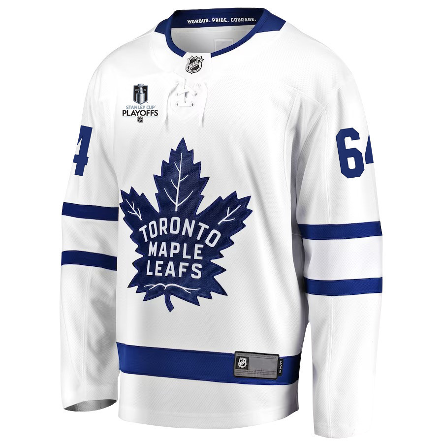 David Kampf 64 Toronto Maple Leafs Stanley Cup 2023 Playoffs Patch Away Breakaway Men Stitched Jersey – White David Kampf 64 Toronto Maple Leafs Stanley Cup 2023 Playoffs Patch Away Breakaway Men Stitched Jersey – White