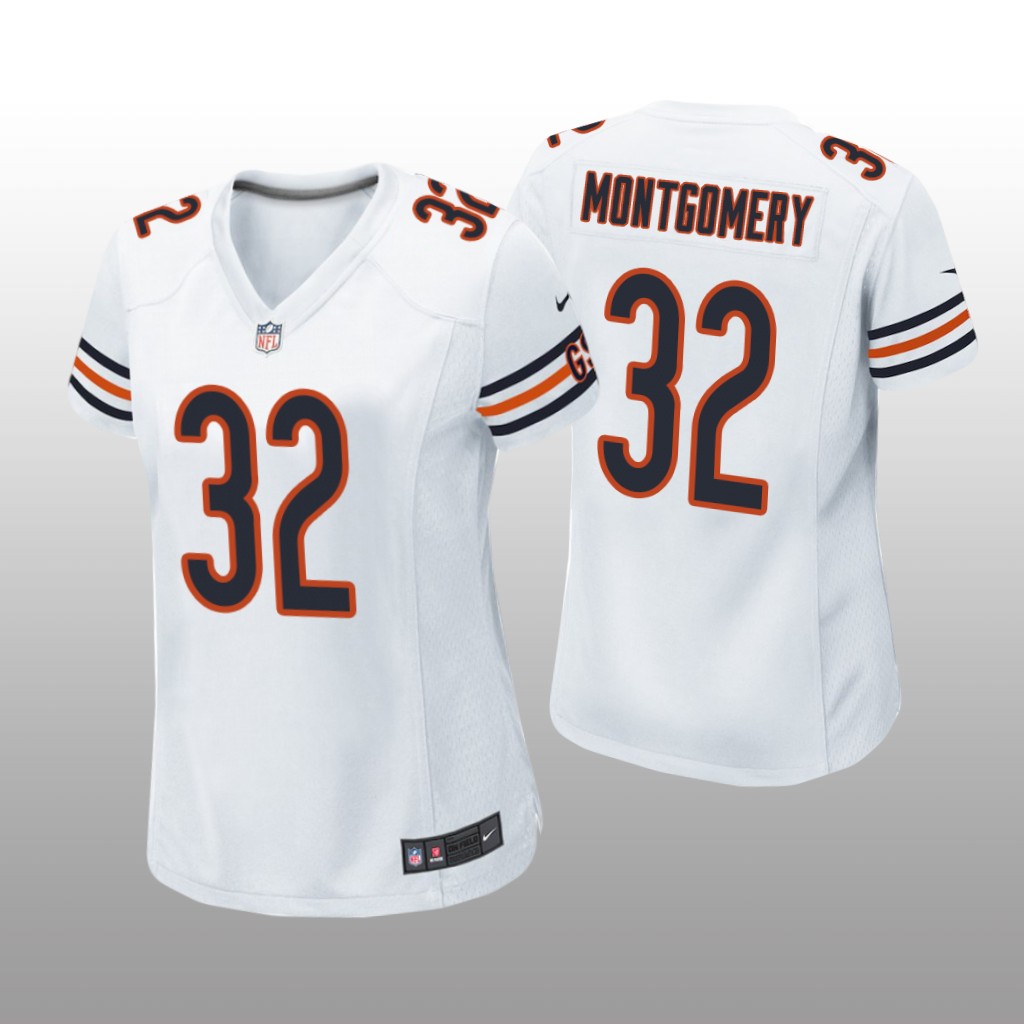 David Montgomery Chicago Bears White NFL Draft Game Jersey