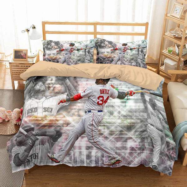 David Ortiz 3D Customized Duvet Cover Bedding Set
