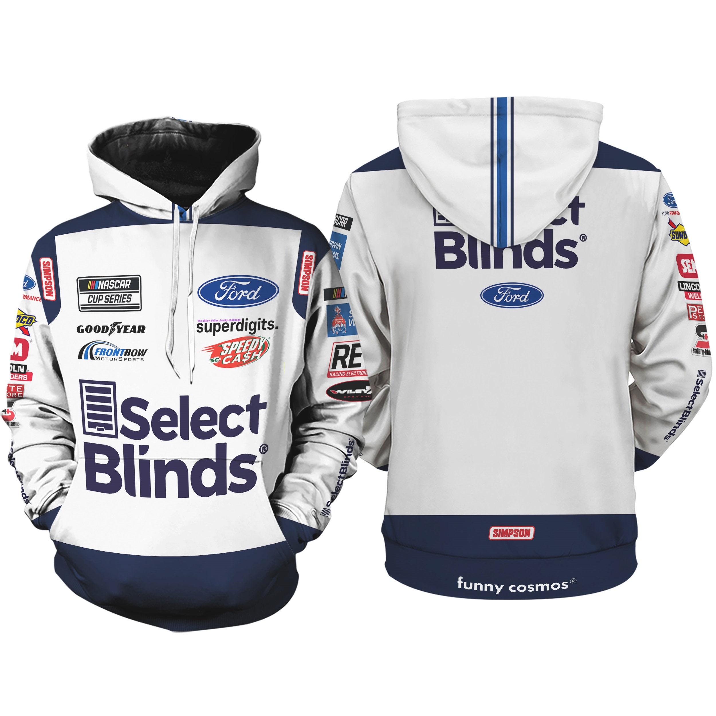 David Ragan Nascar 2022 Hoodie Racing Uniform Clothes Hoodie