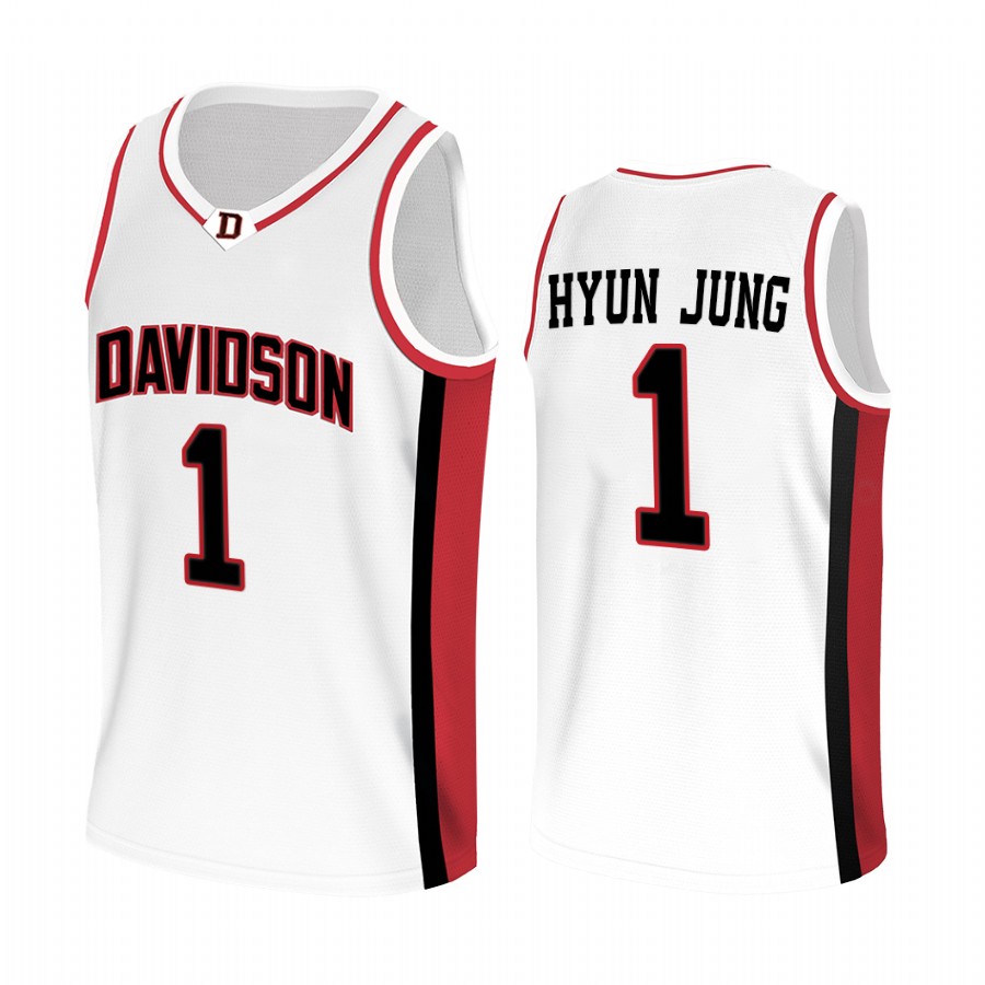 Davidson Wildcats Lee Hyun-jung Jersey 2022 College White Uniform