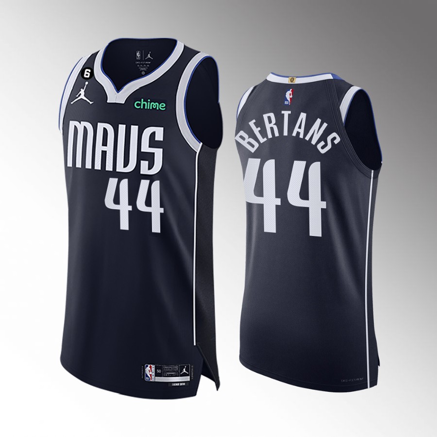 Davis Bertans 2022-23 Mavericks #44 Statement Edition Jersey Navy