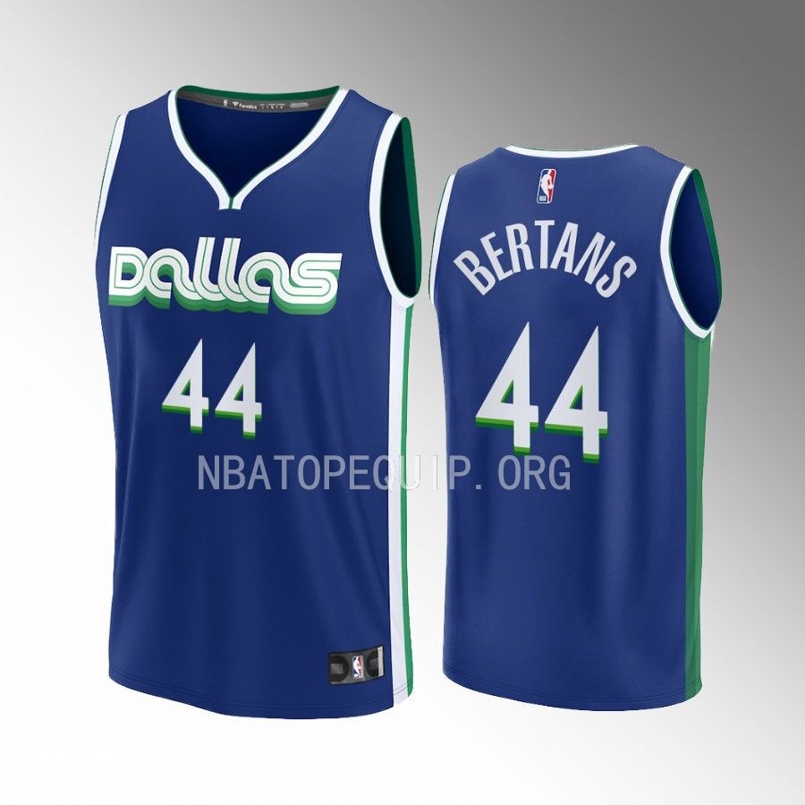 Davis Bertans Mavericks #44 Blue Jersey Fast Break Fastbreak 2022-23 City Edition
