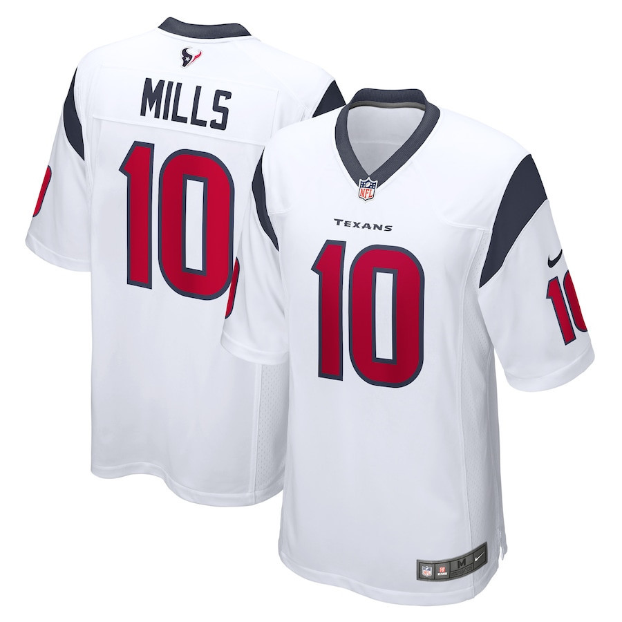 Davis Mills Houston Texans Stitched Jersey – White