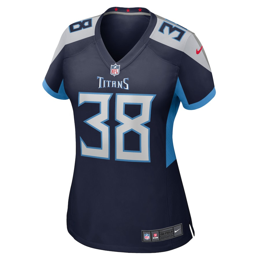 Davontae Harris Tennessee Titans Women’s Home Game Player Stitched Jersey – Navy