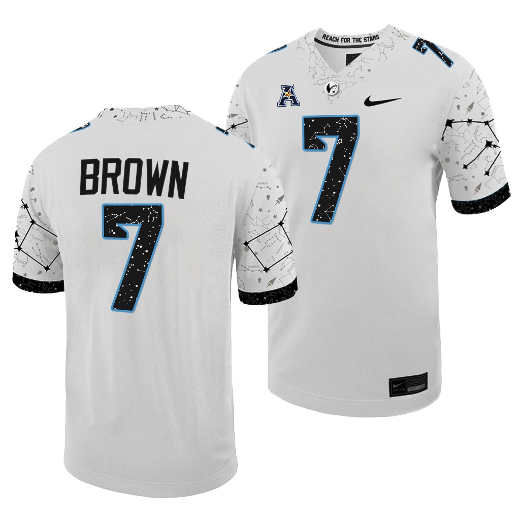 Davonte Brown UCF Knights #7 White Jersey 2022 Space Game Men's Untouchable Uniform