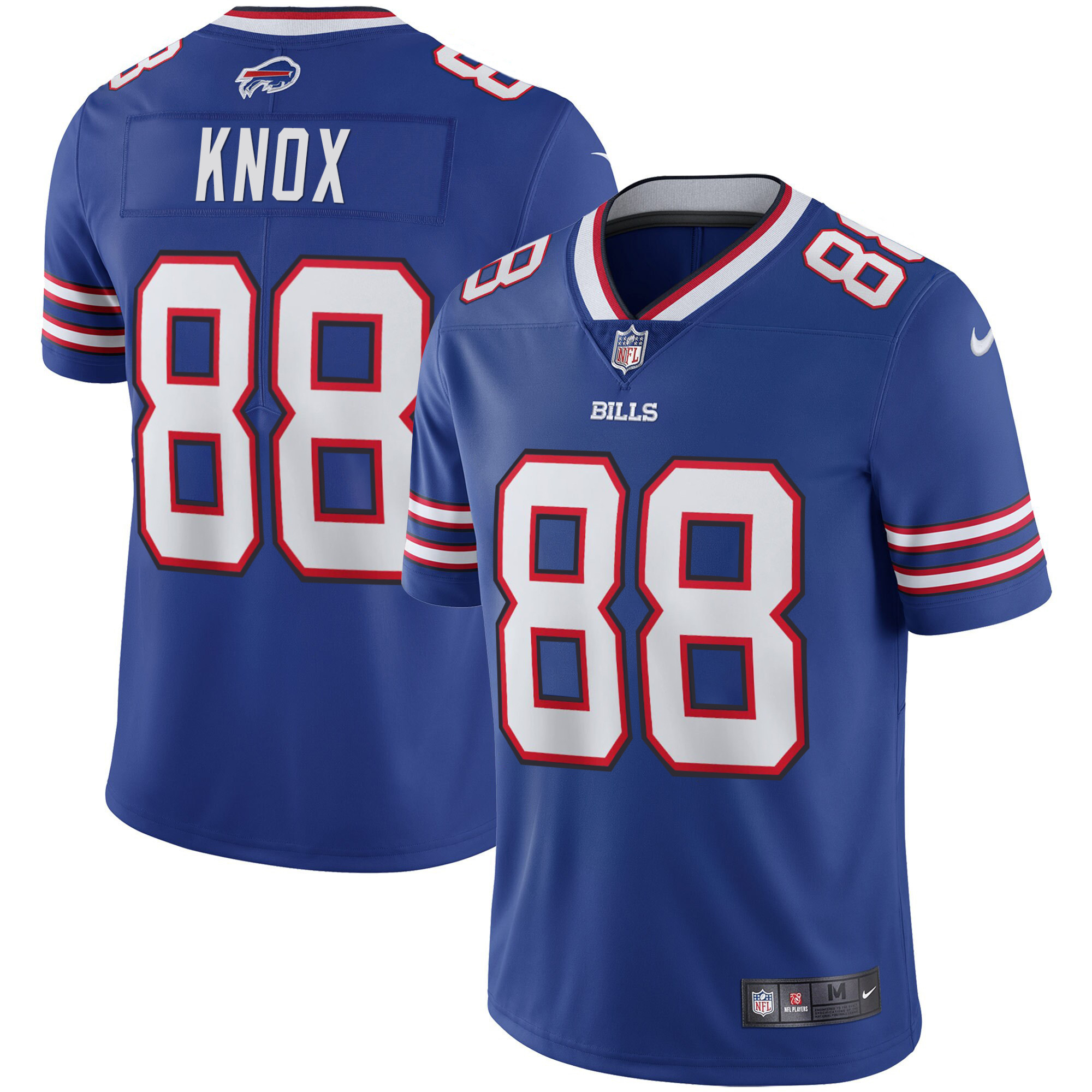 Dawson Knox Buffalo Bills Vapor Royal Jersey - All Stitched 